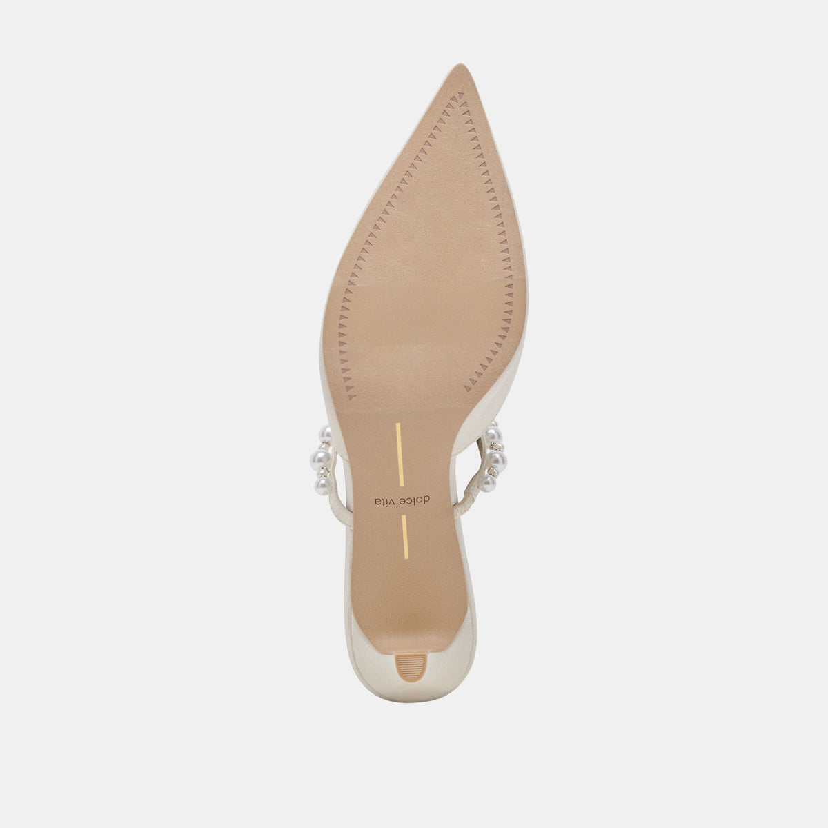 Dolce Vita SHOES Kanika Pearl Mid Vanilla Pearl Heels