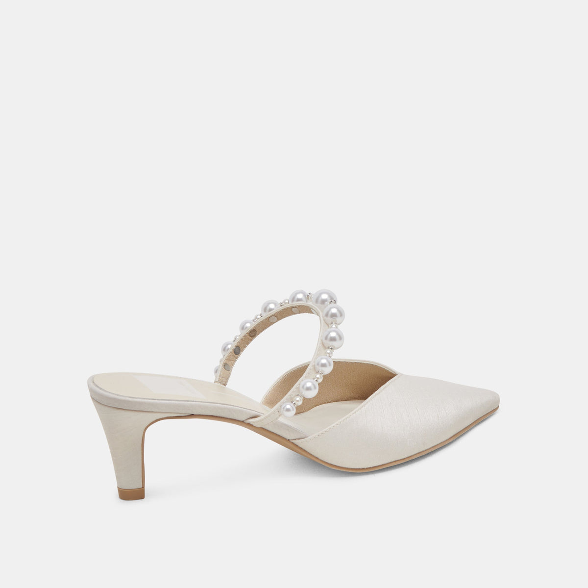 Dolce Vita SHOES Kanika Pearl Mid Vanilla Pearl Heels