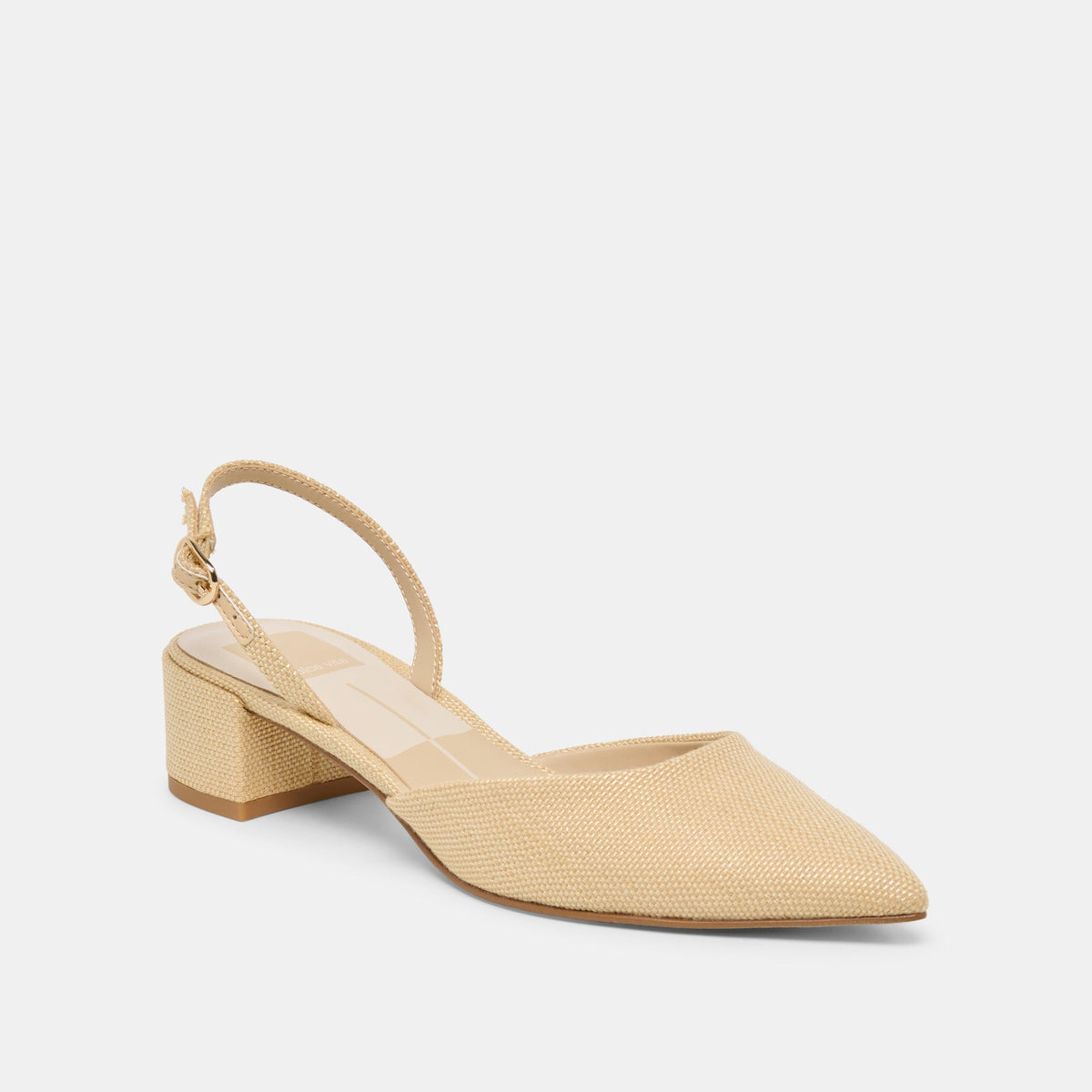 Dolce Vita SHOES Carel Light Natural Raffia Heels