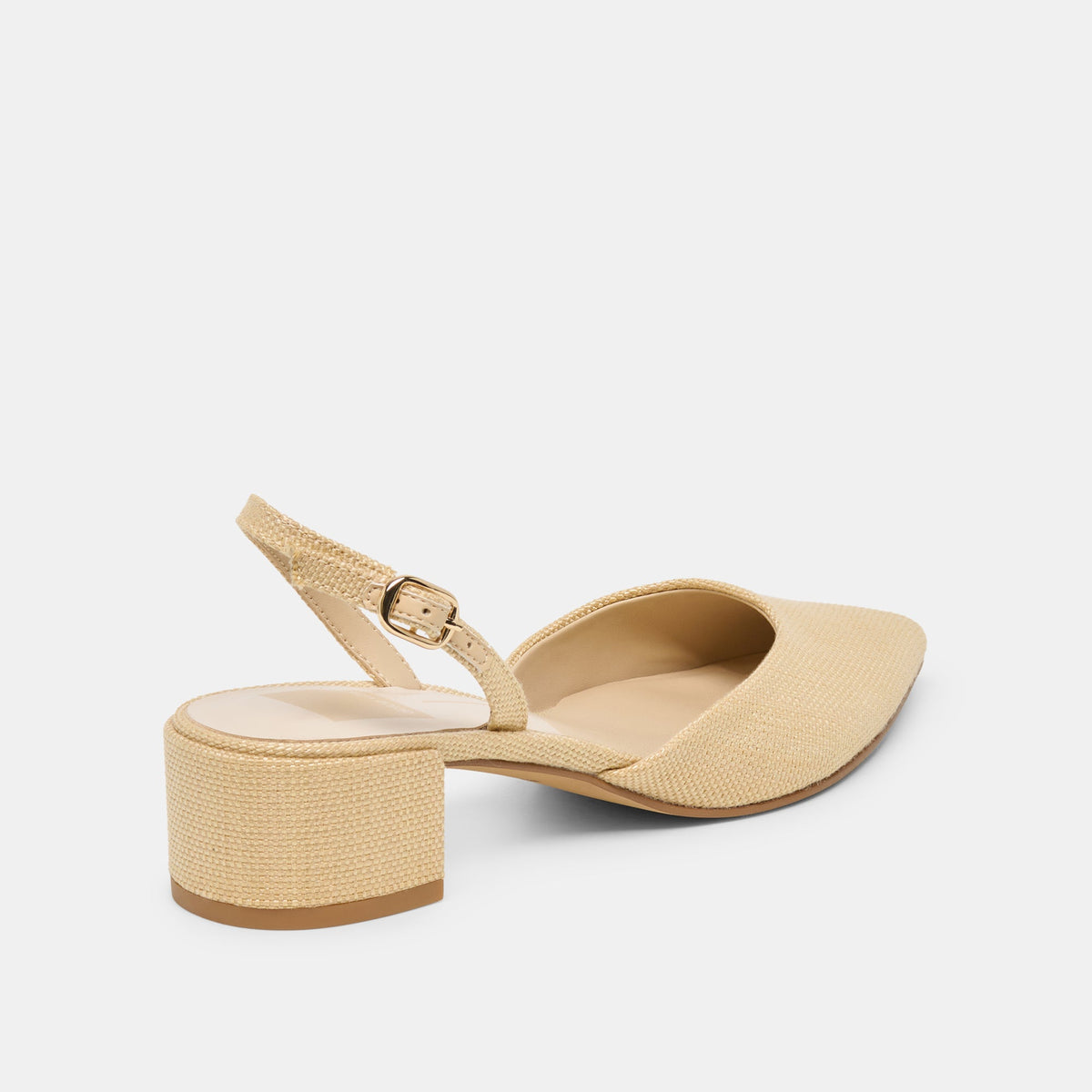 Dolce Vita SHOES Carel Light Natural Raffia Heels