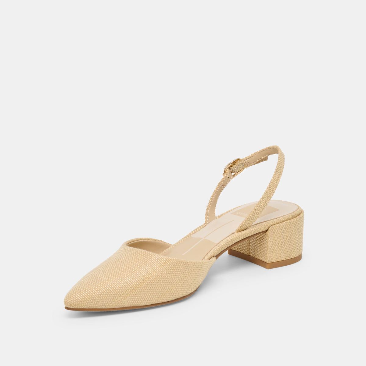 Dolce Vita SHOES Carel Light Natural Raffia Heels