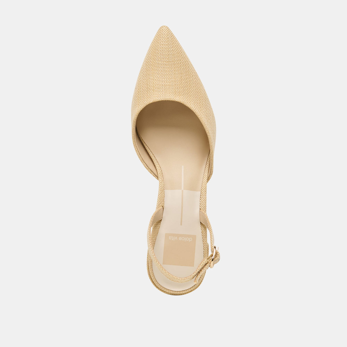 Dolce Vita SHOES Carel Light Natural Raffia Heels