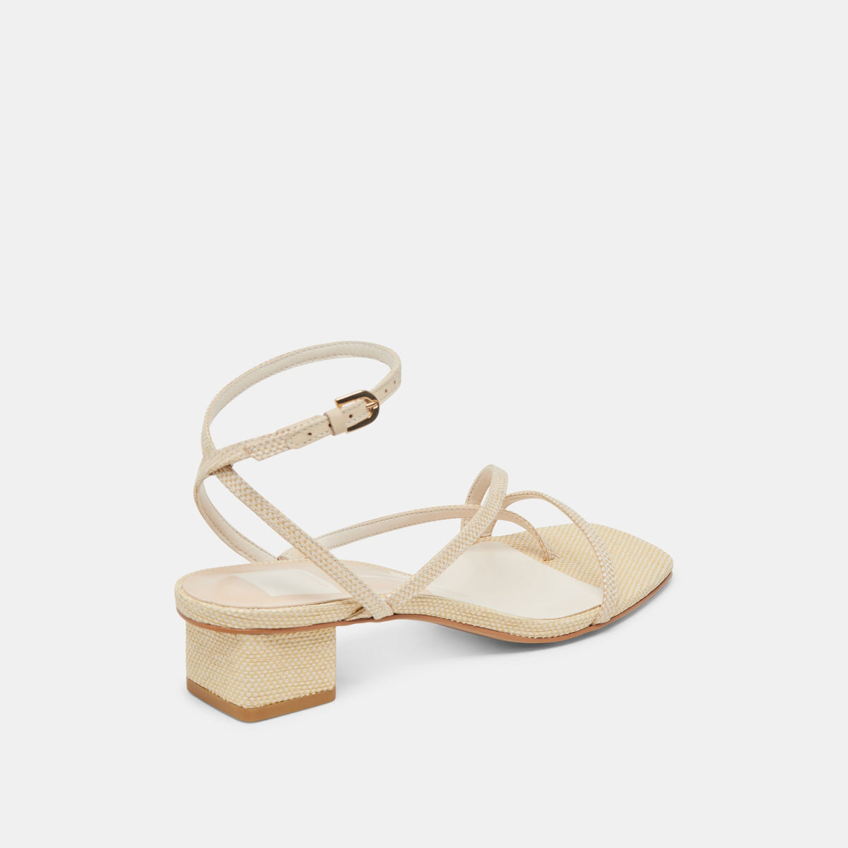 Dolce Vita SHOES Karlos Wide Natural Woven Raffia Sandals