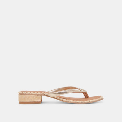 Dolce Vita SHOES BARTY SANDALS GOLD METALLIC LEATHER
 – Dolce Vita