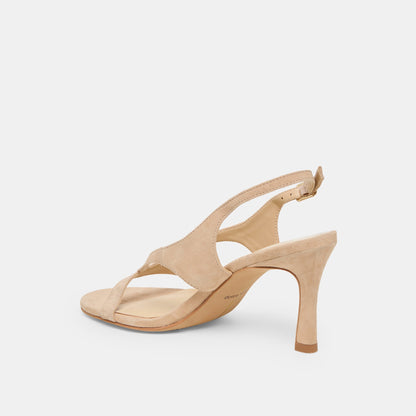 Dolce Vita SHOES Izela Bamboo Suede Heels