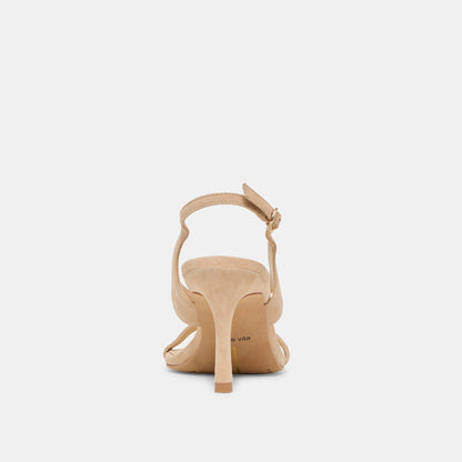 Dolce Vita SHOES Izela Bamboo Suede Heels