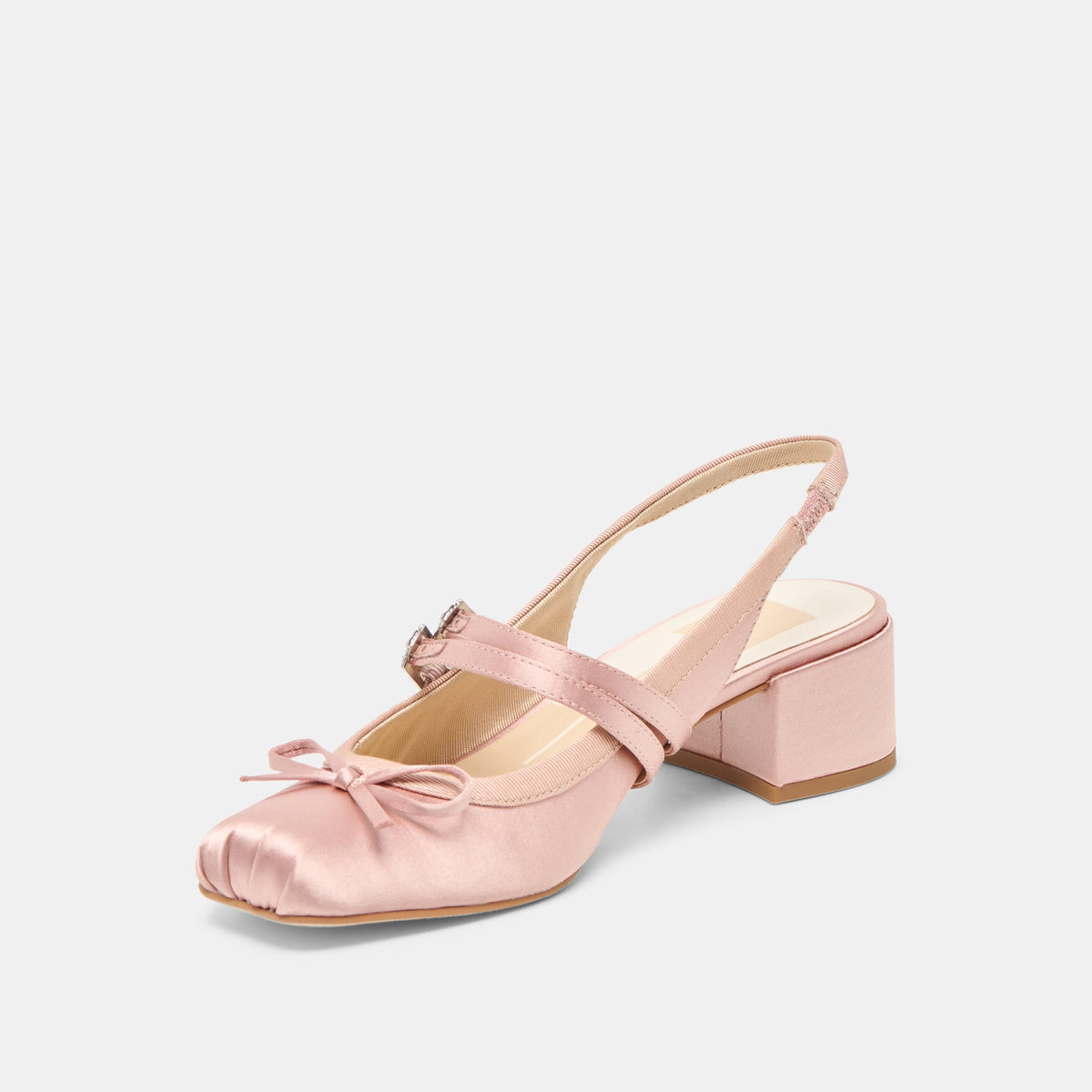 Dolce Vita SHOES Loris Blush Satin Heels