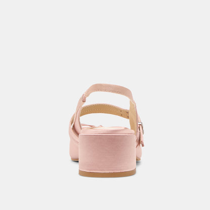 Dolce Vita SHOES Loris Blush Satin Heels