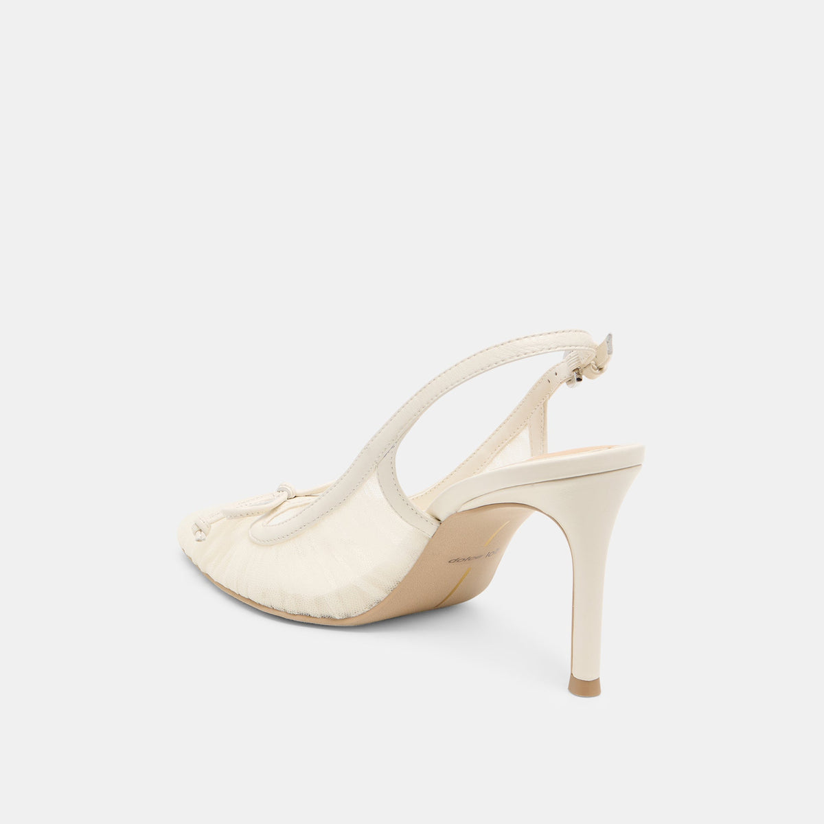 Dolce Vita SHOES Yela White Tulle Heels