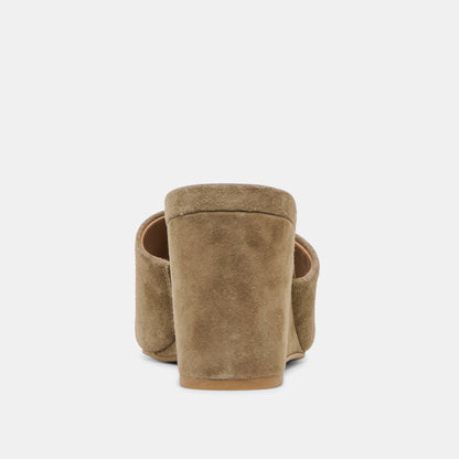 Dolce Vita SHOES Holta Olive Suede Wedges
