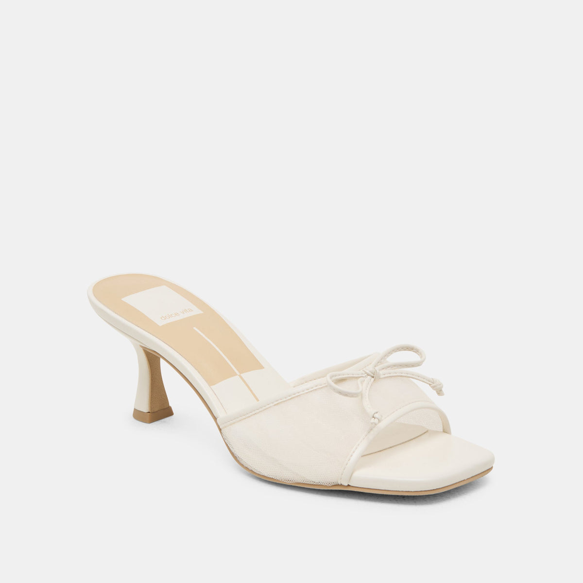Dolce Vita SHOES Galen White Tulle Heels