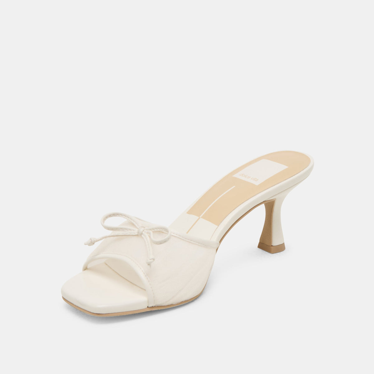 Dolce Vita SHOES Galen White Tulle Heels