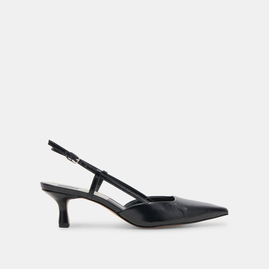 Dolce Vita SHOES ODELA HEELS MIDNIGHT CRINKLE PATENT
 – Dolce Vita