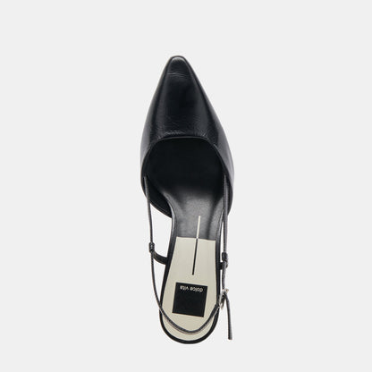 Dolce Vita SHOES ODELA HEELS MIDNIGHT CRINKLE PATENT
 – Dolce Vita