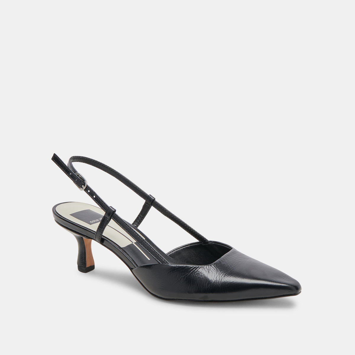 Dolce Vita SHOES ODELA HEELS MIDNIGHT CRINKLE PATENT
 – Dolce Vita