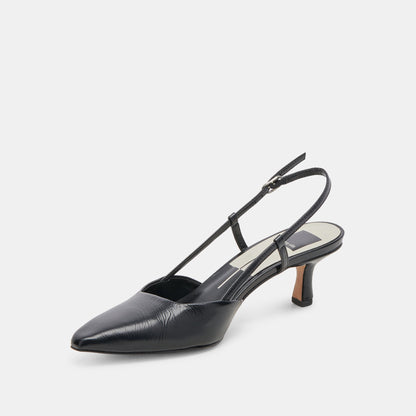 Dolce Vita SHOES ODELA HEELS MIDNIGHT CRINKLE PATENT
 – Dolce Vita