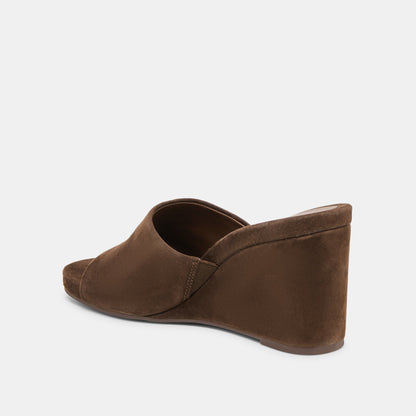 Dolce Vita SHOES Holta Dk Brown Suede Wedges