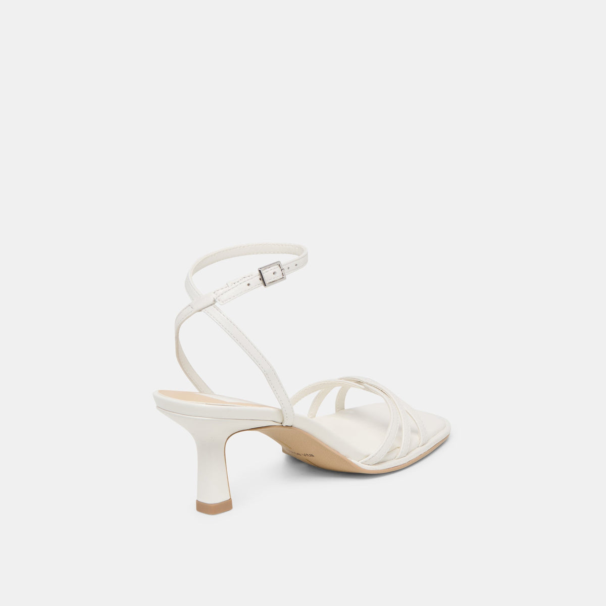 Dolce Vita SHOES Manji True White Leather Heels