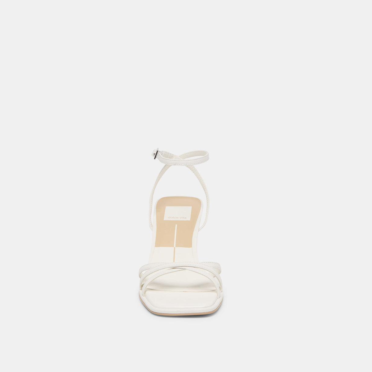 Dolce Vita SHOES Manji True White Leather Heels