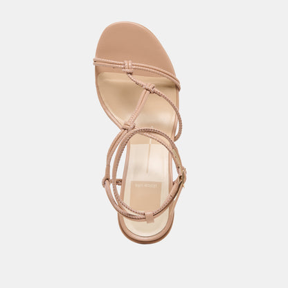 Dolce Vita SHOES Fizzy Lt Tan Leather Heels