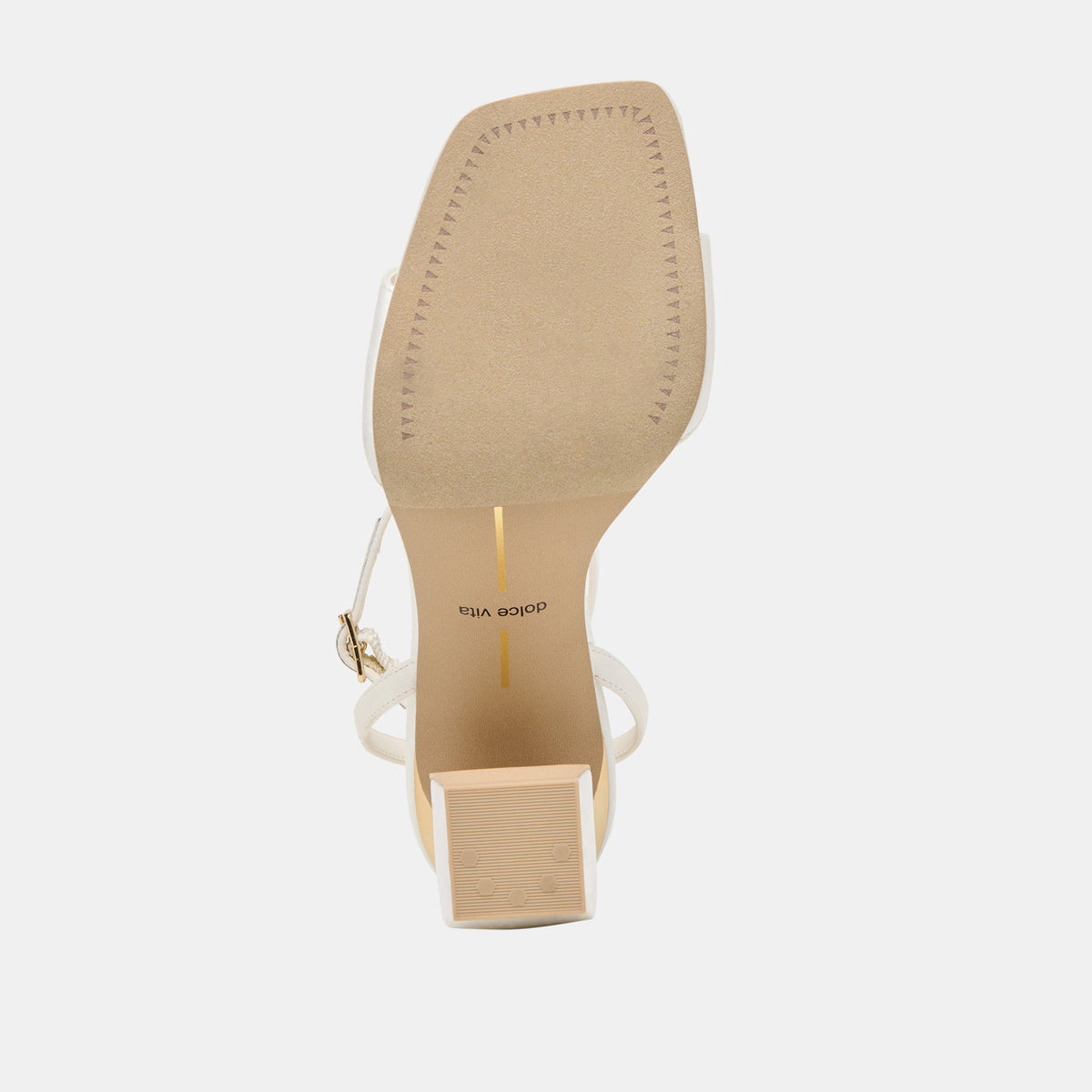 Dolce Vita SHOES Tilda True White Satin Heels