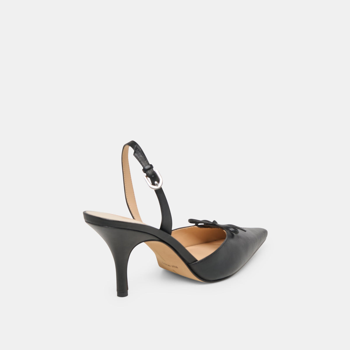 Dolce Vita SHOES Hamya Black Leather Heels