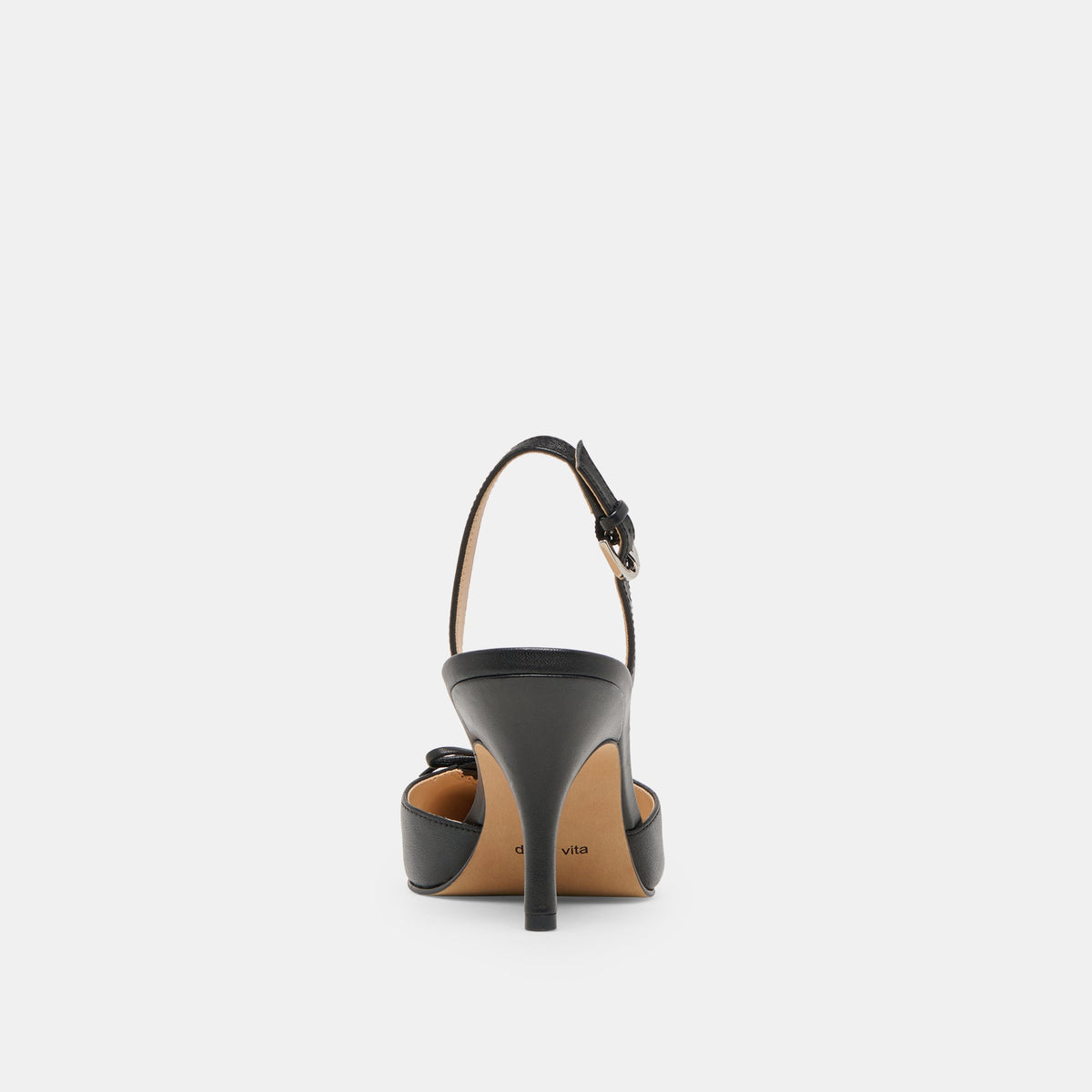 Dolce Vita SHOES Hamya Black Leather Heels
