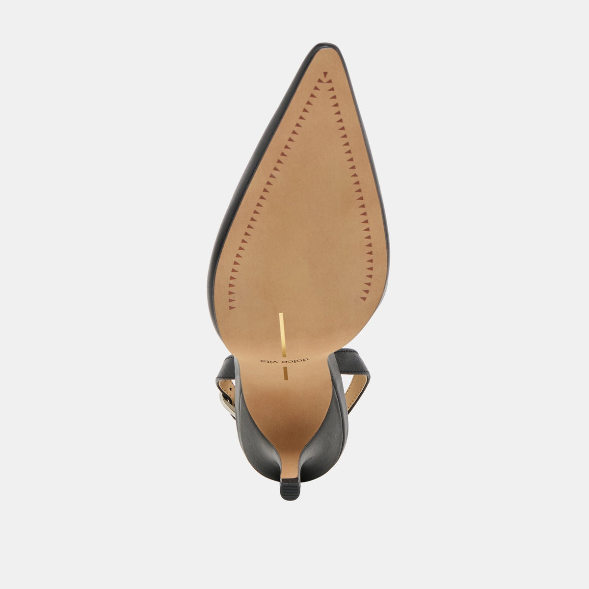 Dolce Vita SHOES Hamya Black Leather Heels