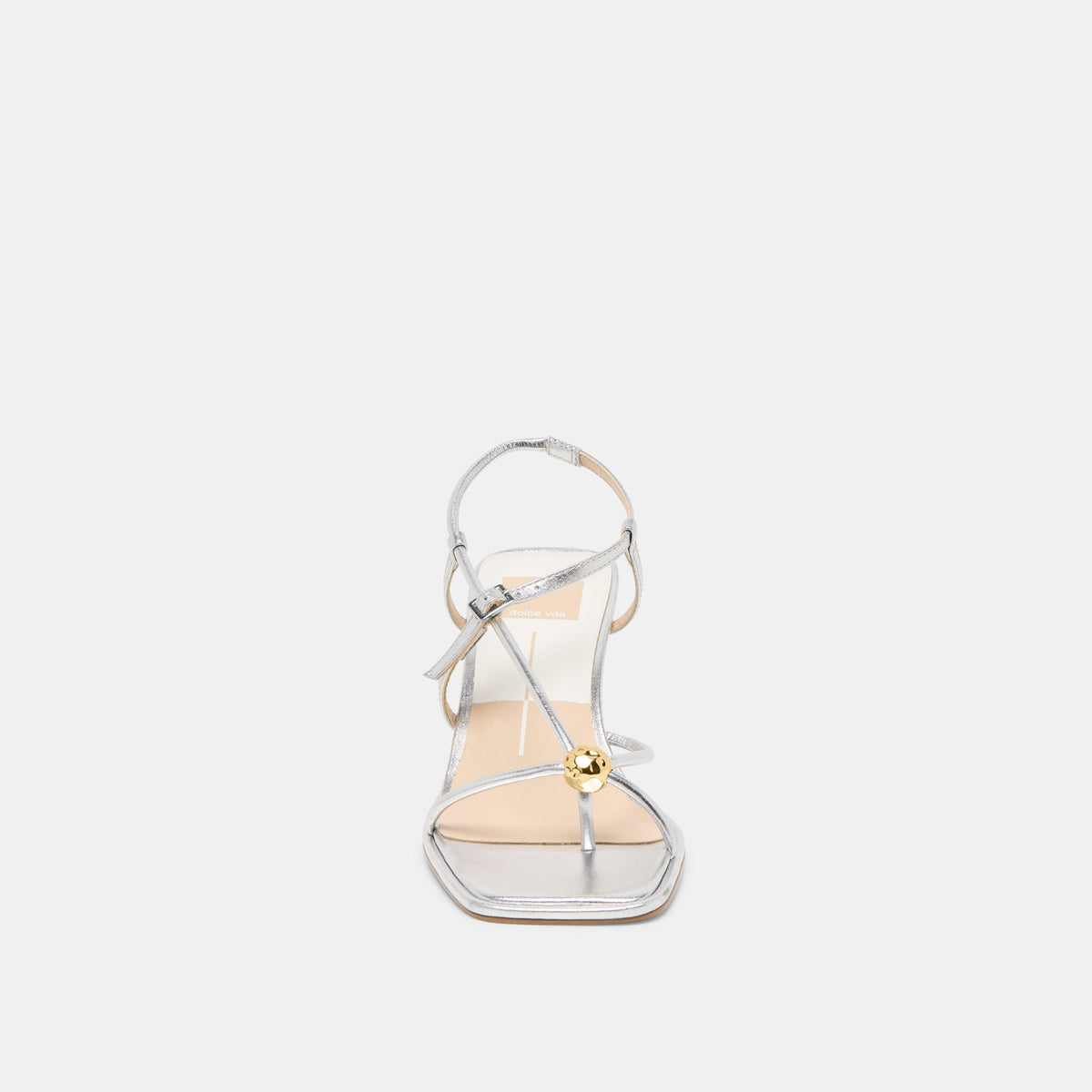 Dolce Vita SHOES Mylee Silver Distressed Leather Heels