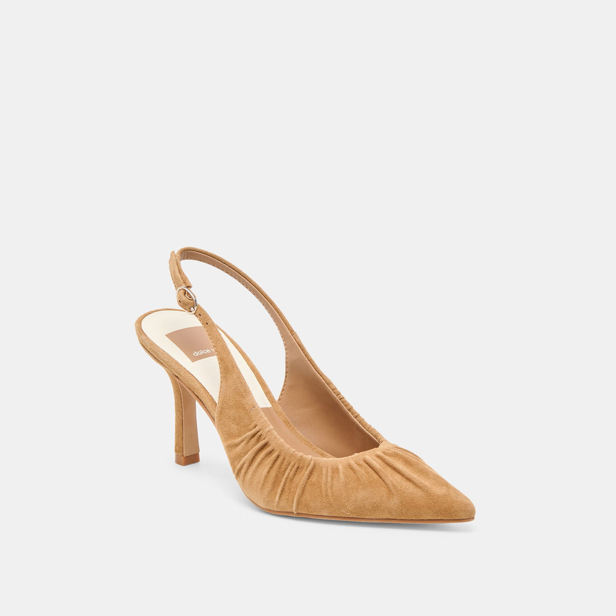 Dolce Vita SHOES Keira Lt Brown Suede Heels