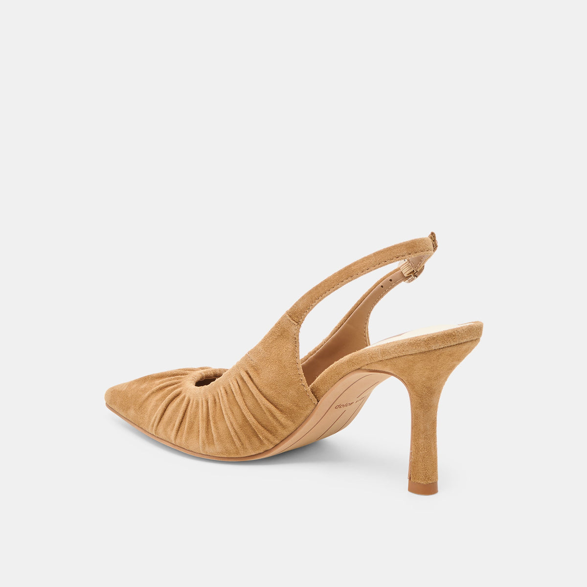 Dolce Vita SHOES Keira Lt Brown Suede Heels