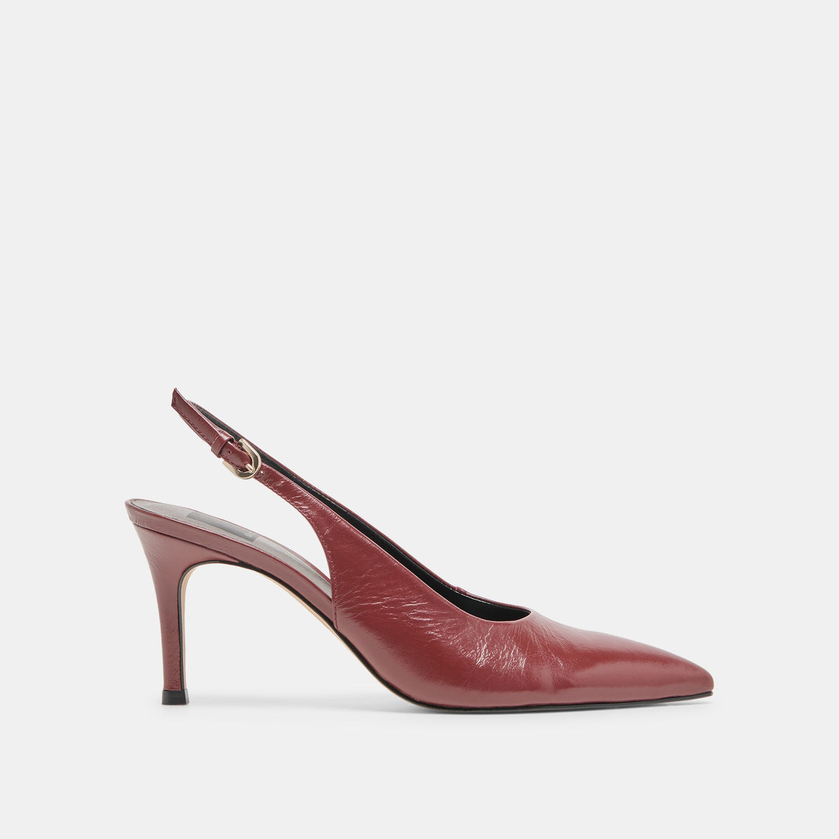 Dolce Vita SHOES Elasi Oxblood Crinkle Heels
