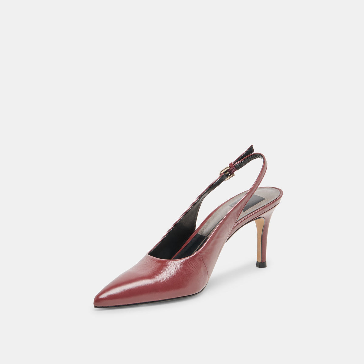 Dolce Vita SHOES Elasi Oxblood Crinkle Heels