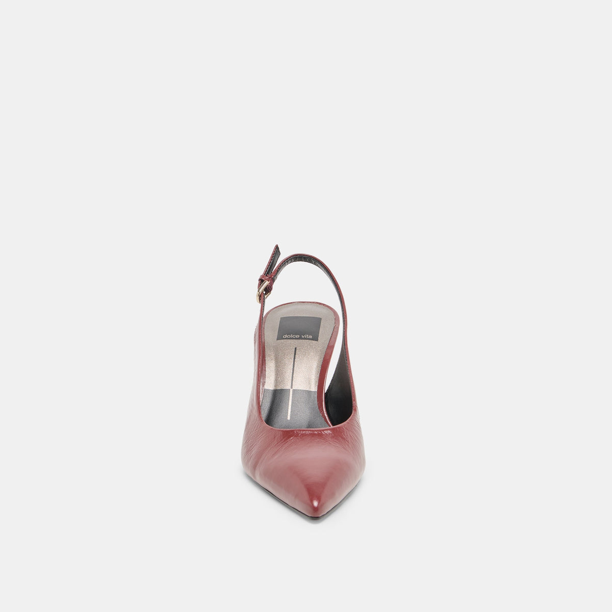 Dolce Vita SHOES Elasi Oxblood Crinkle Heels