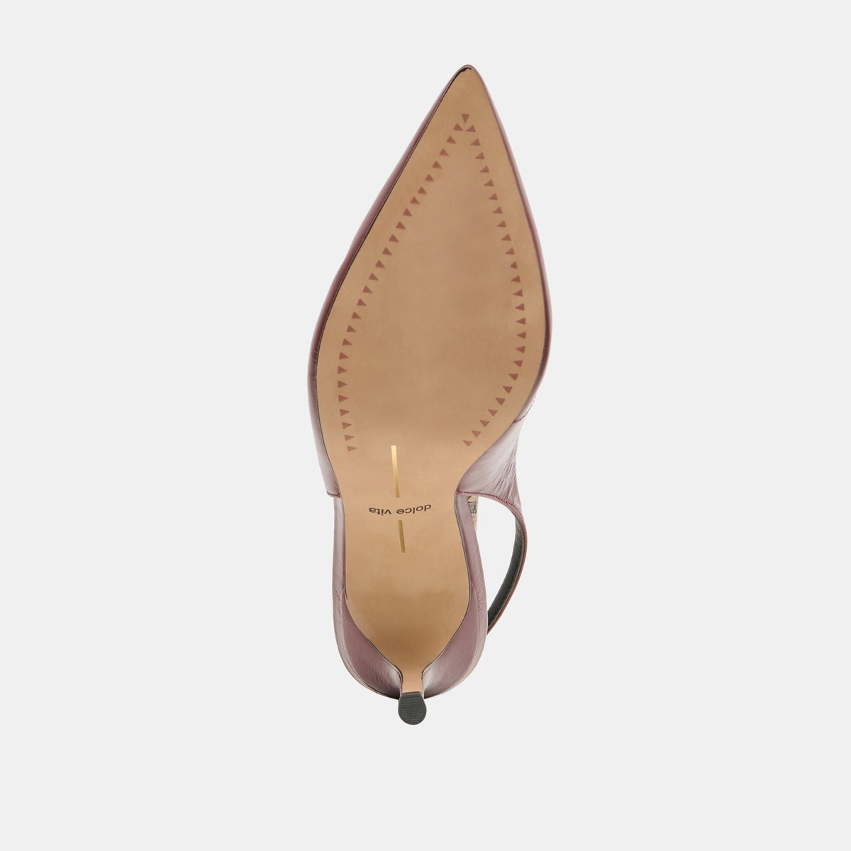 Dolce Vita SHOES Elasi Oxblood Crinkle Heels