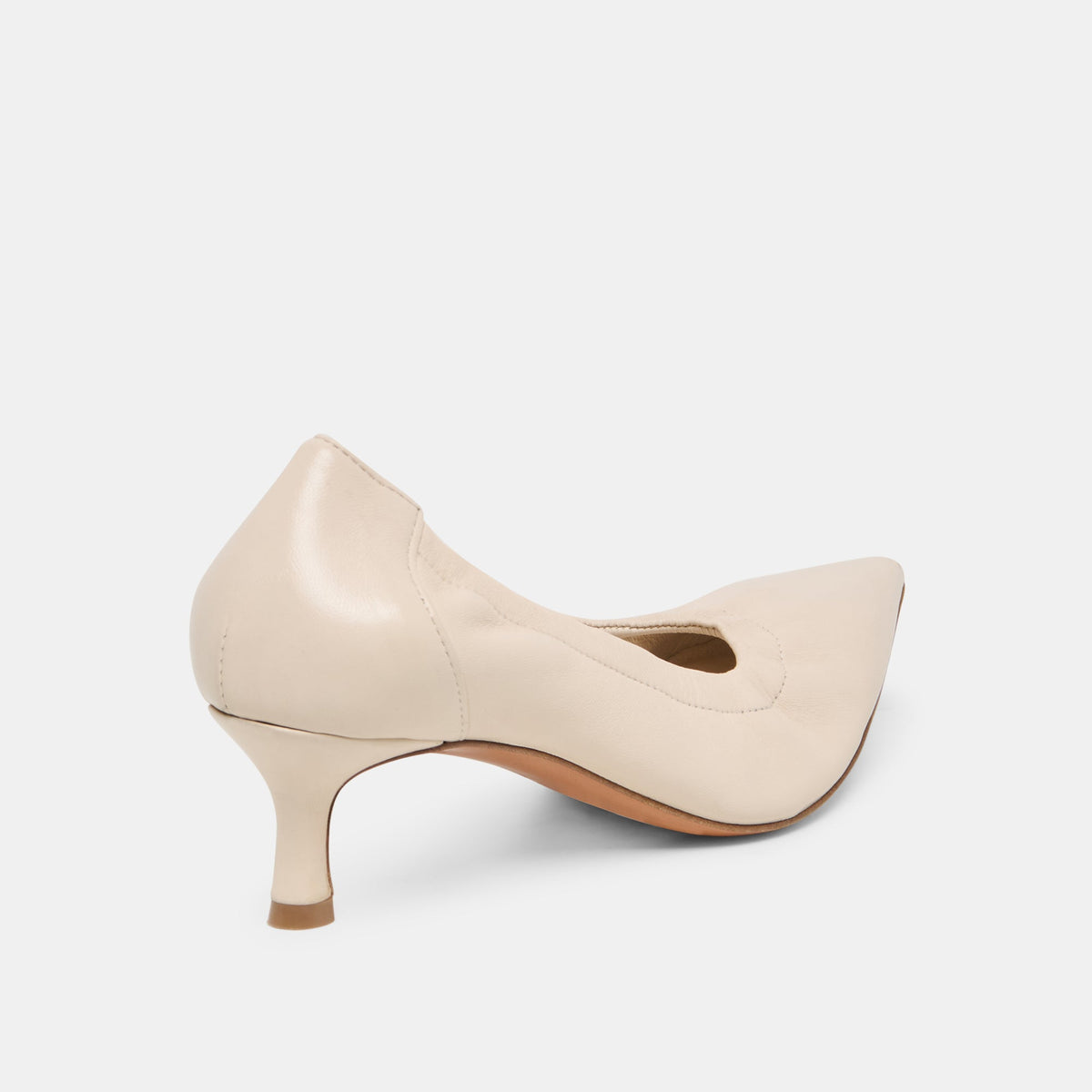 Dolce Vita SHOES Celtin Off White Leather Heels