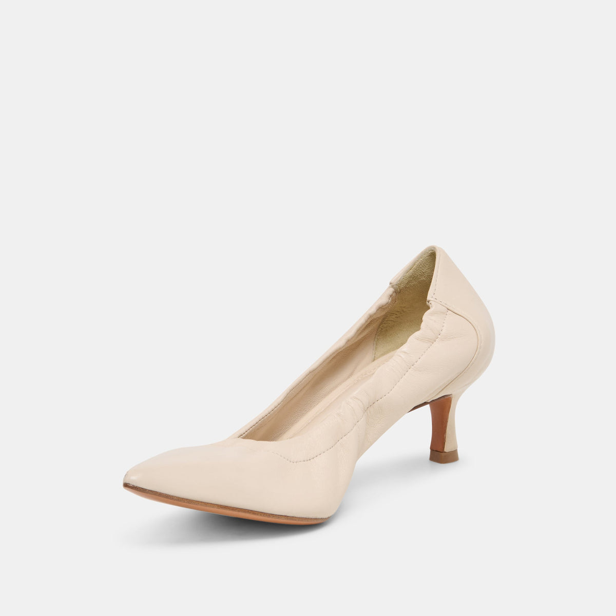 Dolce Vita SHOES Celtin Off White Leather Heels