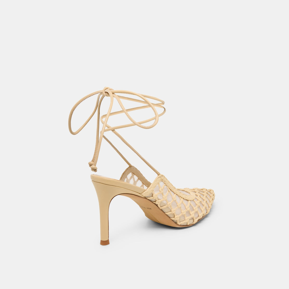 Dolce Vita SHOES Yael Lt Natural Woven Raffia Heels