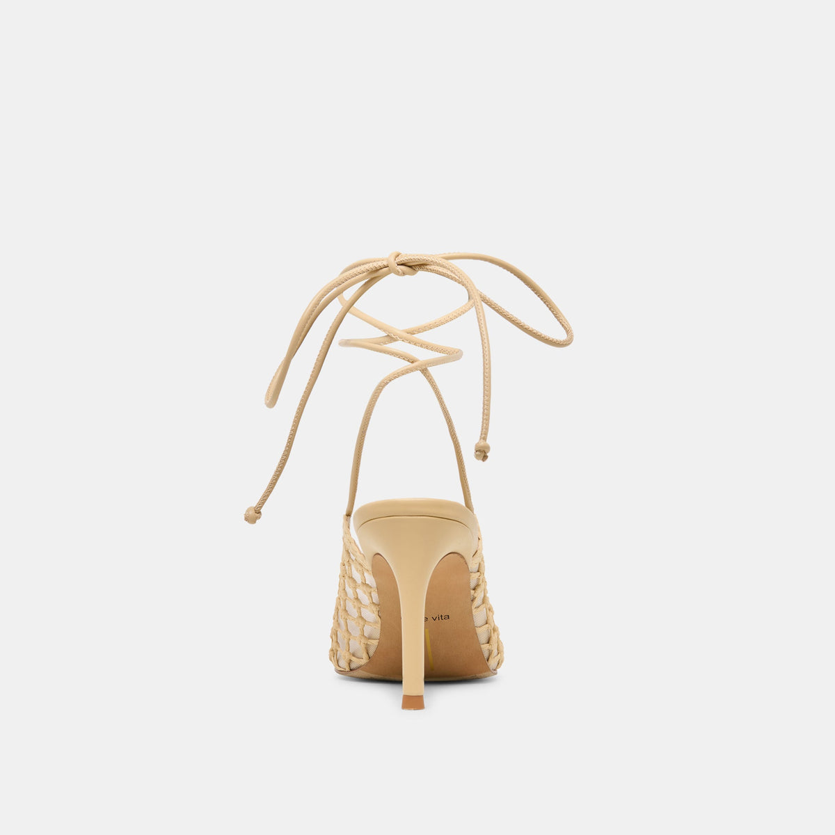 Dolce Vita SHOES Yael Lt Natural Woven Raffia Heels