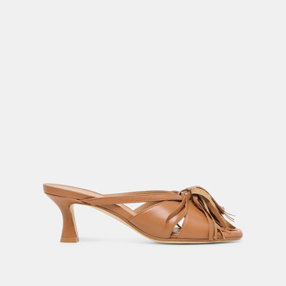 Dolce Vita SHOES Rosaly Chestnut Leather Heels