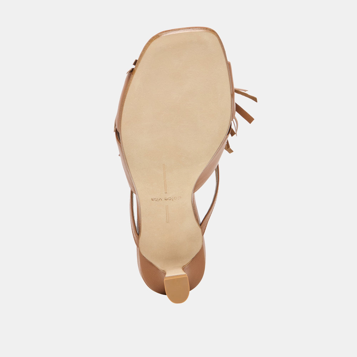 Dolce Vita SHOES Rosaly Chestnut Leather Heels