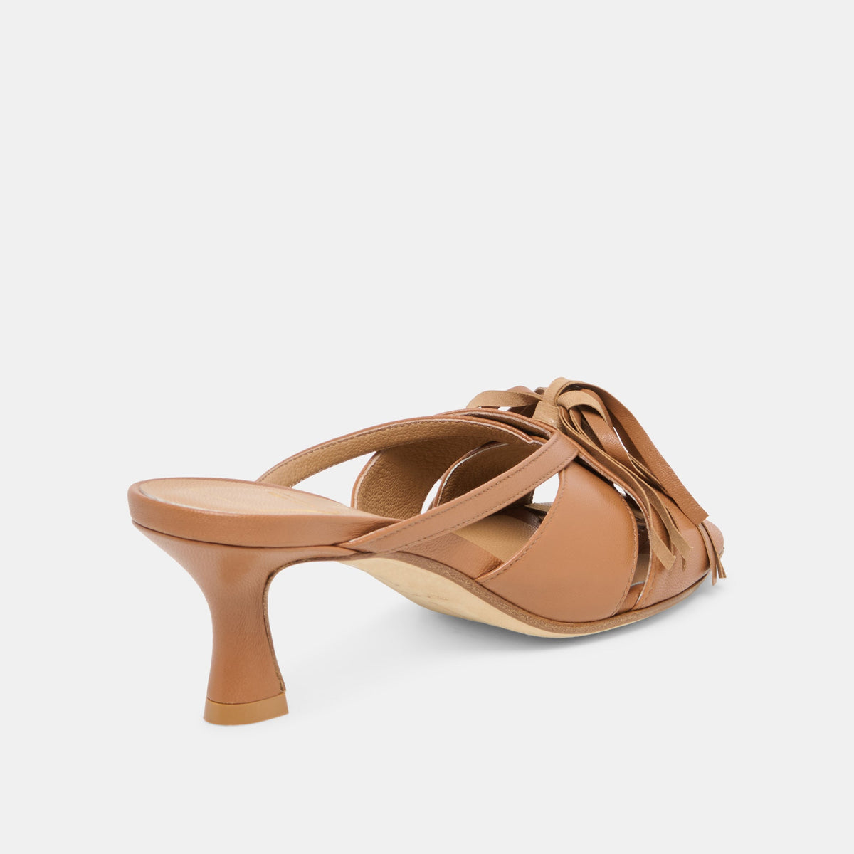 Dolce Vita SHOES Rosaly Chestnut Leather Heels