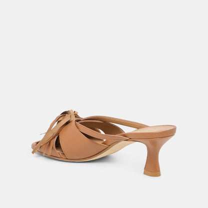 Dolce Vita SHOES Rosaly Chestnut Leather Heels