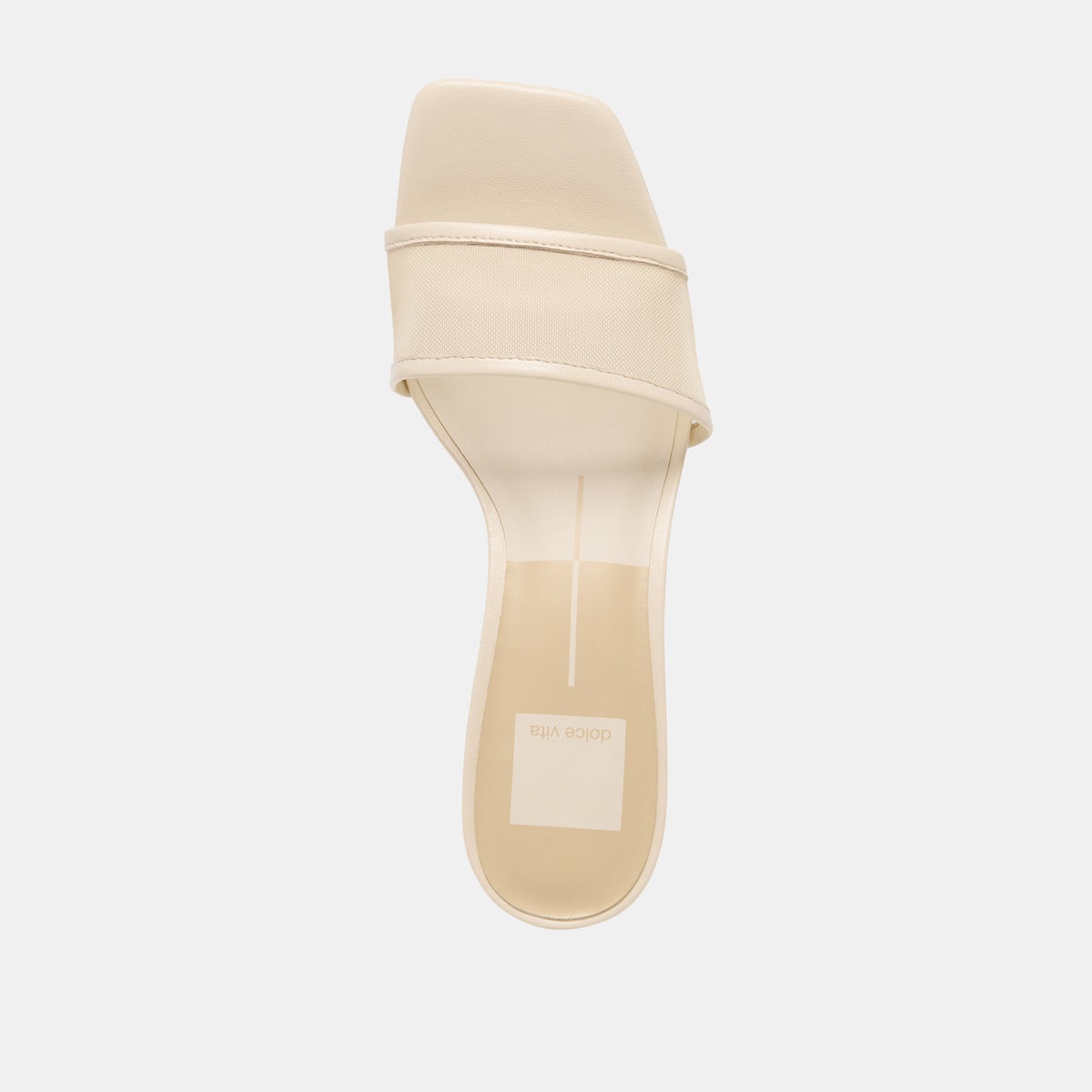 Dolce Vita SHOES Rexa Mesh Creme Mesh Heels