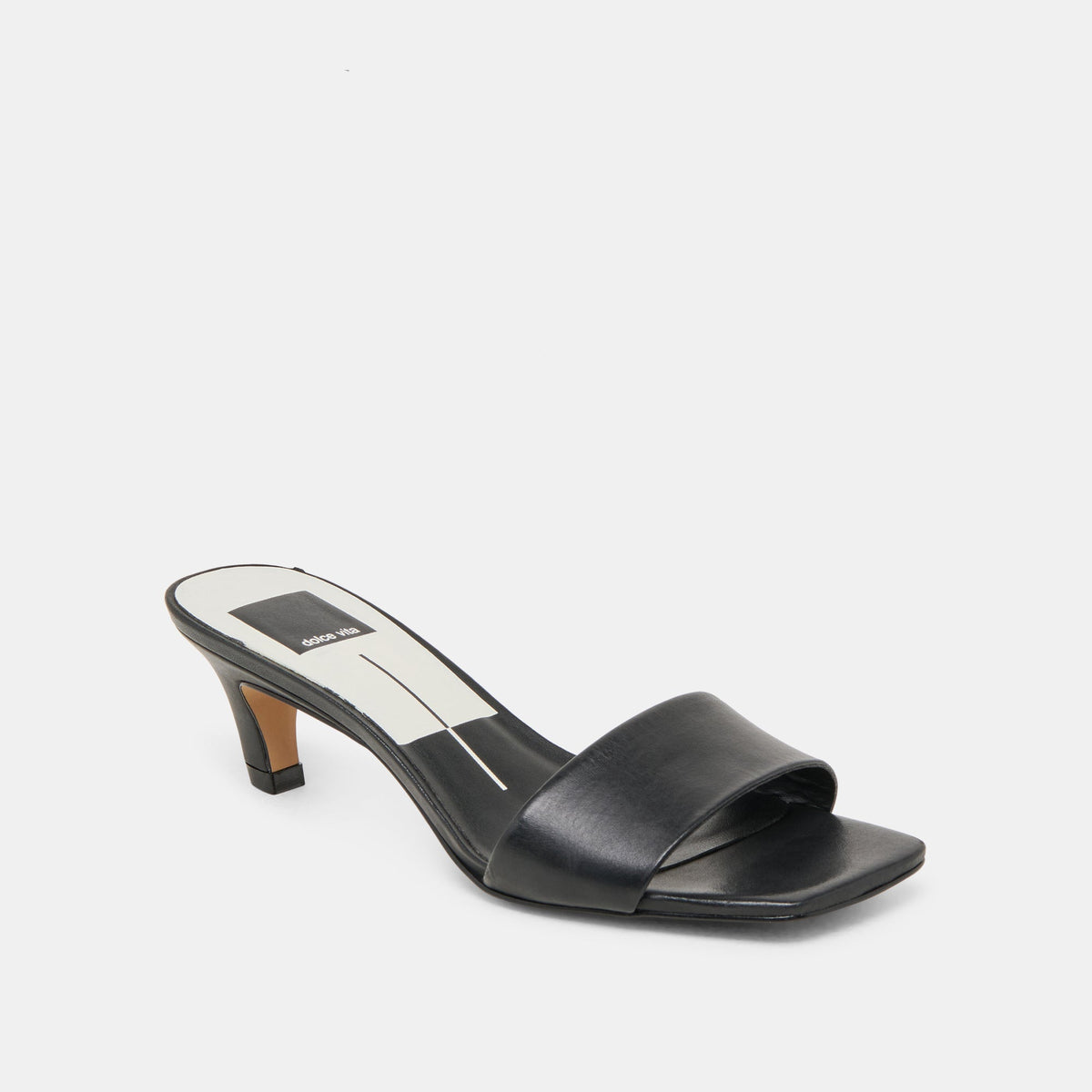 Dolce Vita SHOES Rexa Black Leather Heels