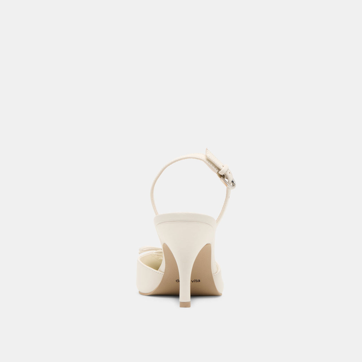 Dolce Vita SHOES Hamya White Leather Heels