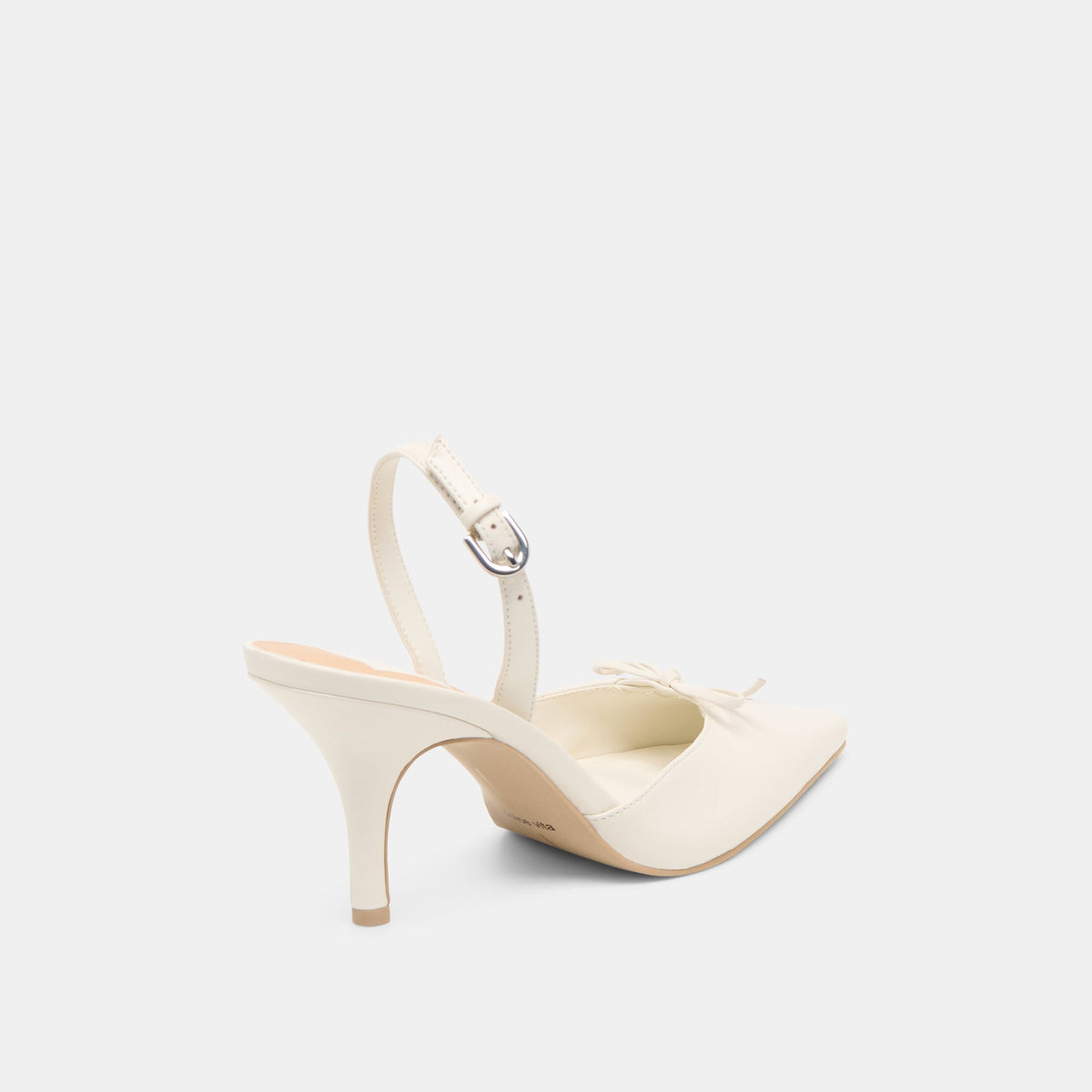 Dolce Vita SHOES Hamya White Leather Heels