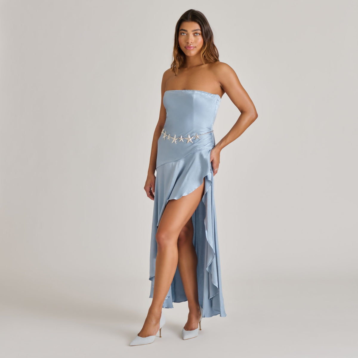 Dolce Vita SHOES ELOY HEELS LIGHT BLUE SUEDE
 – Dolce Vita