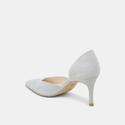Dolce Vita SHOES ELOY HEELS LIGHT BLUE SUEDE
 – Dolce Vita