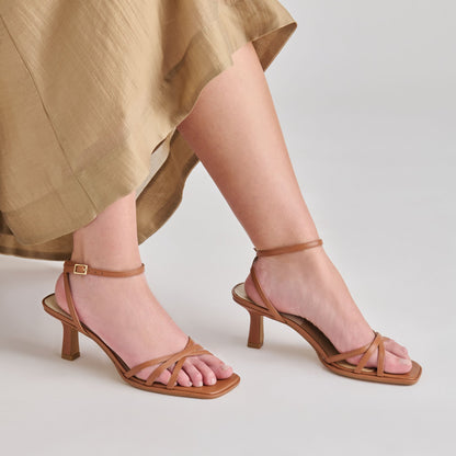 Dolce Vita SHOES Manji Saddle Leather Heels